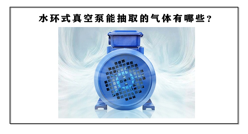 水環式真空泵能抽取的氣體有哪些？